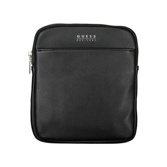 Guess Jeans Black Polyethylene Shoulder Bag - Hilstor