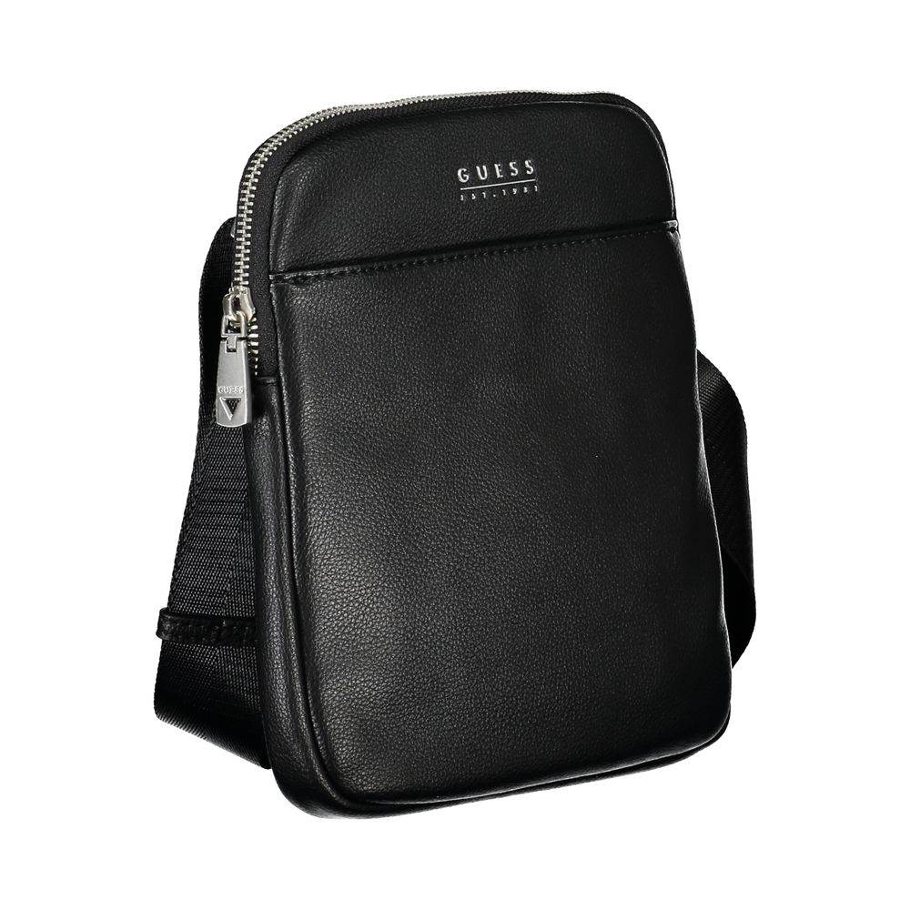 Guess Jeans Black Polyethylene Shoulder Bag - Hilstor