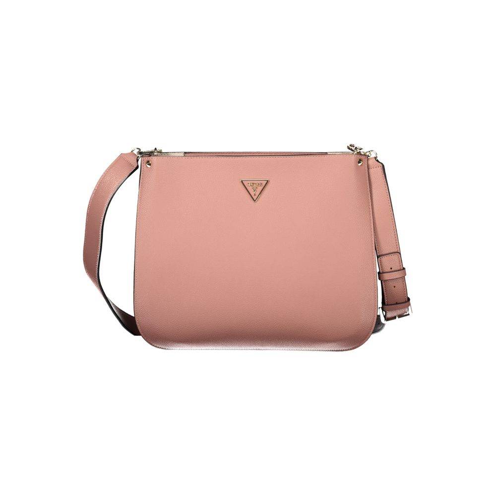 Guess Jeans Pink Polyethylene Handbag - Hilstor