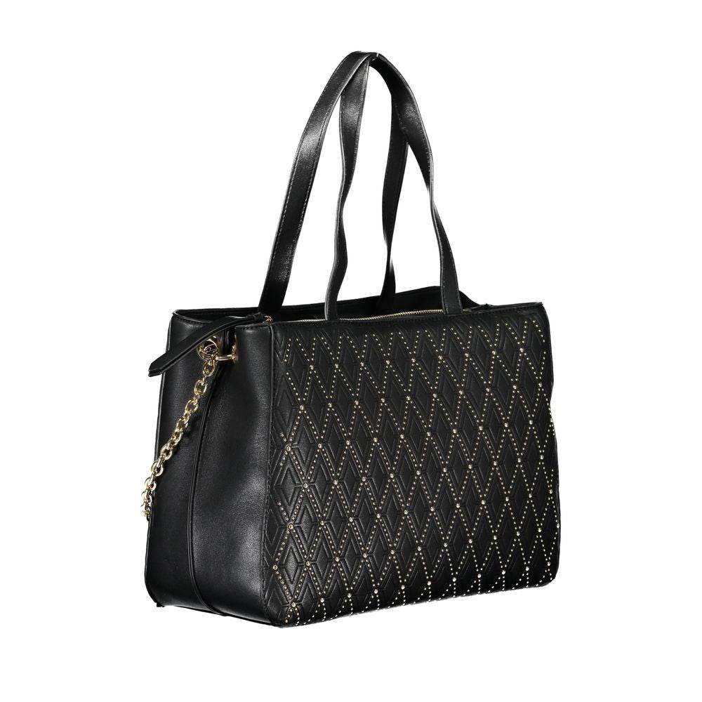 Mario Valentino Black Polyethylene Handbag - Hilstor