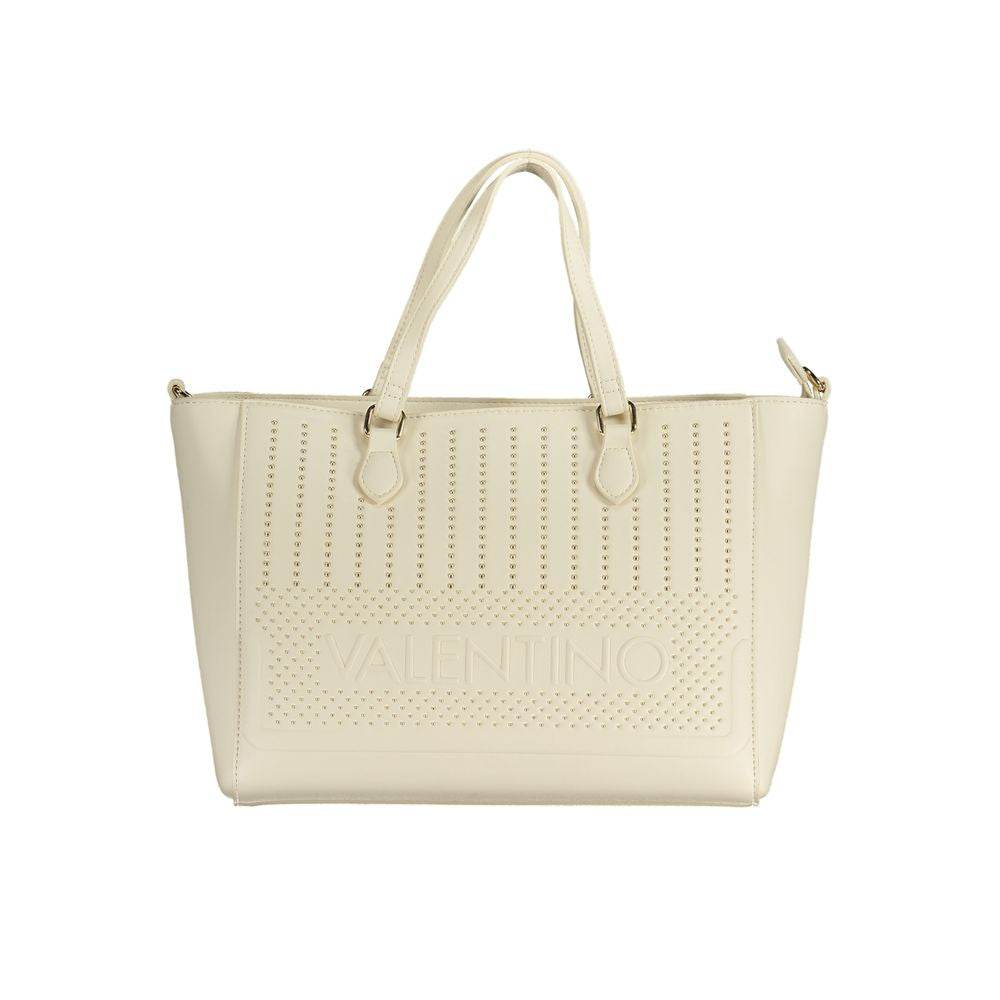 Mario Valentino White Polyethylene Handbag - Hilstor