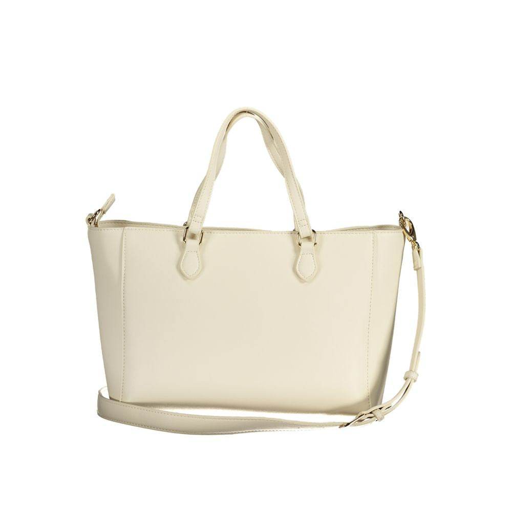 Mario Valentino White Polyethylene Handbag - Hilstor