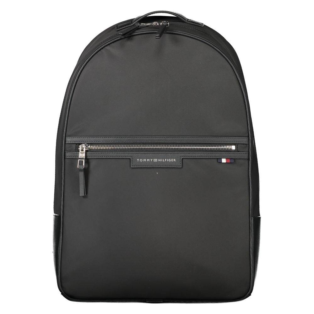 Tommy Hilfiger Black Polyester Backpack - Hilstor