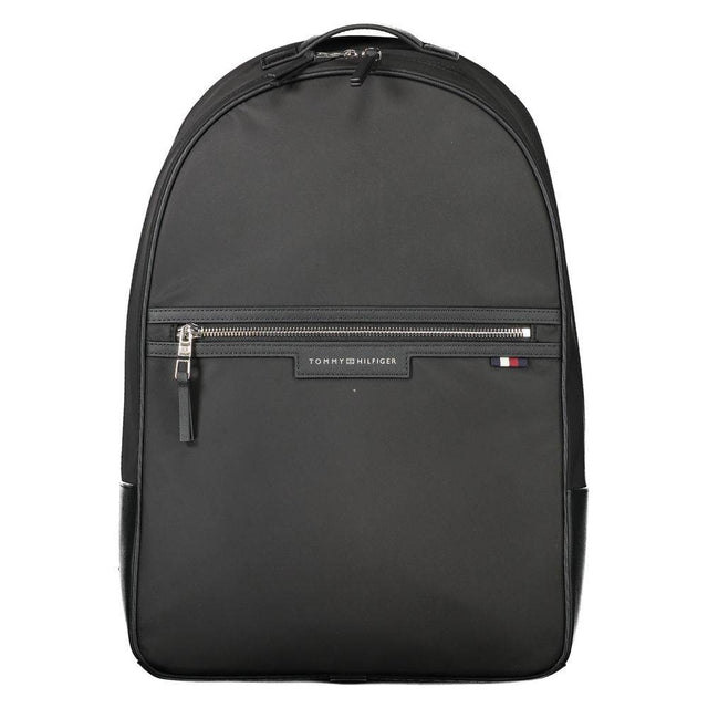 Tommy Hilfiger Black Polyester Backpack - Hilstor