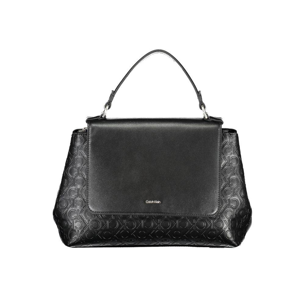 Calvin Klein Black Polyester Handbag - Hilstor