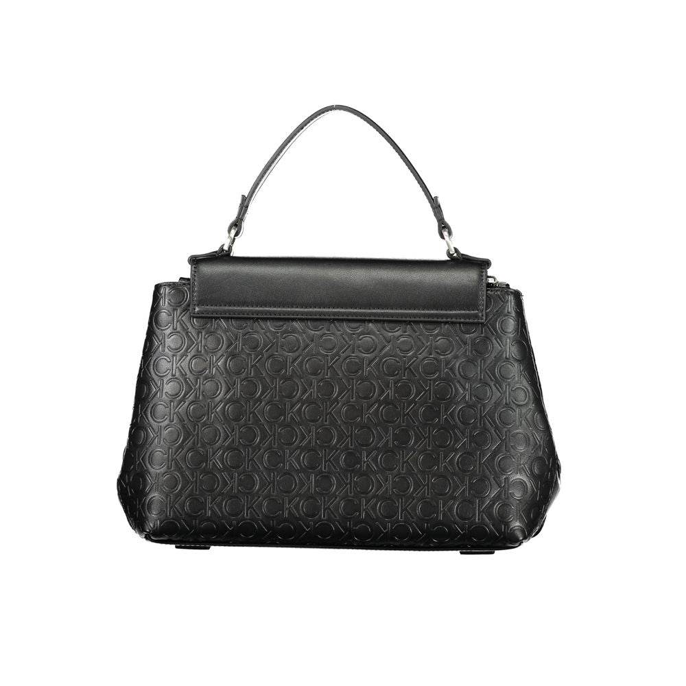 Calvin Klein Black Polyester Handbag - Hilstor