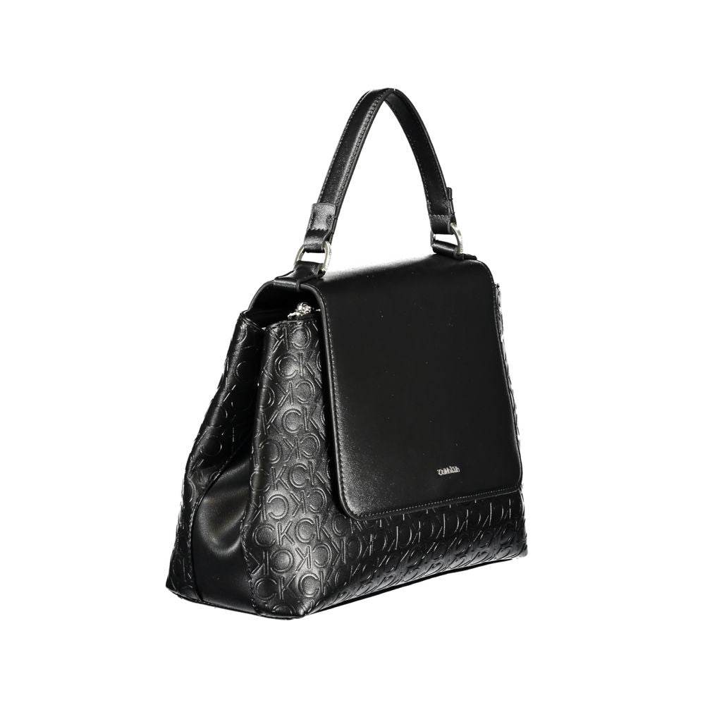 Calvin Klein Black Polyester Handbag - Hilstor