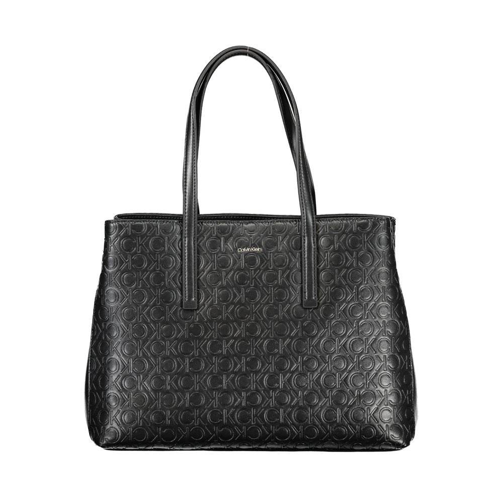 Calvin Klein Black Polyester Handbag - Hilstor
