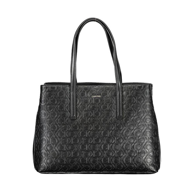 Calvin Klein Black Polyester Handbag - Hilstor