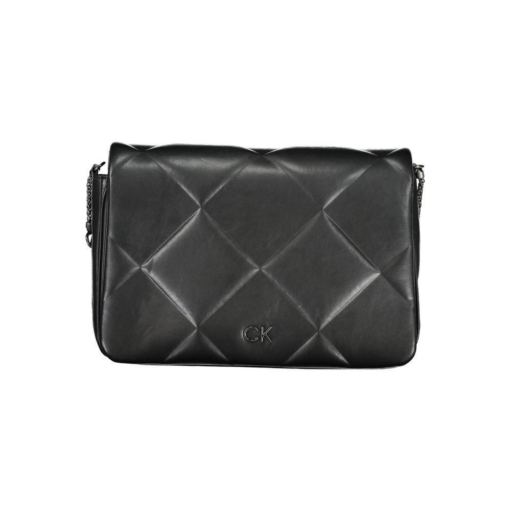 Calvin Klein Black Polyester Handbag - Hilstor