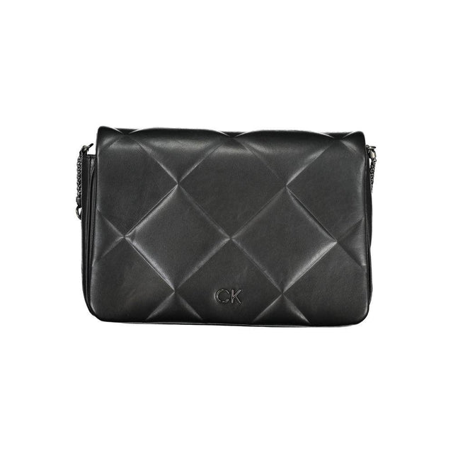 Calvin Klein Black Polyester Handbag - Hilstor