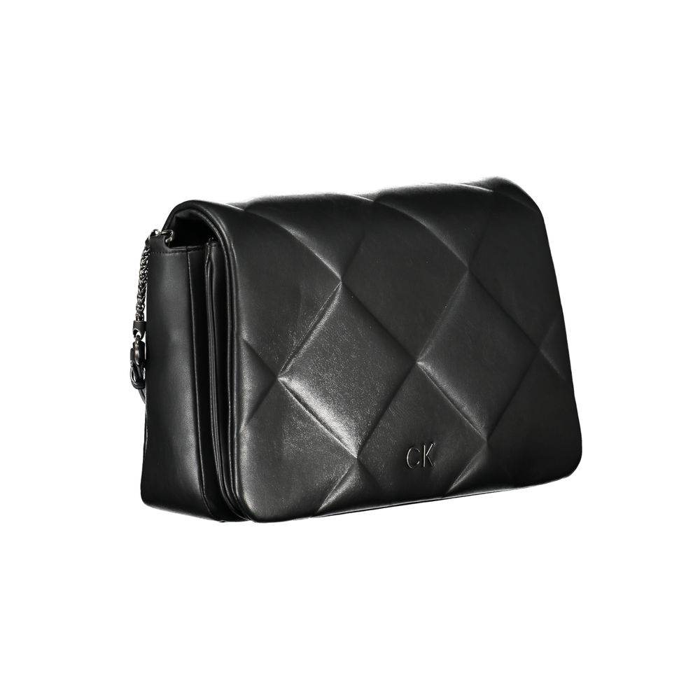 Calvin Klein Black Polyester Handbag - Hilstor