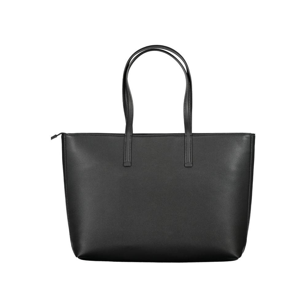 Calvin Klein Black Polyester Handbag - Hilstor