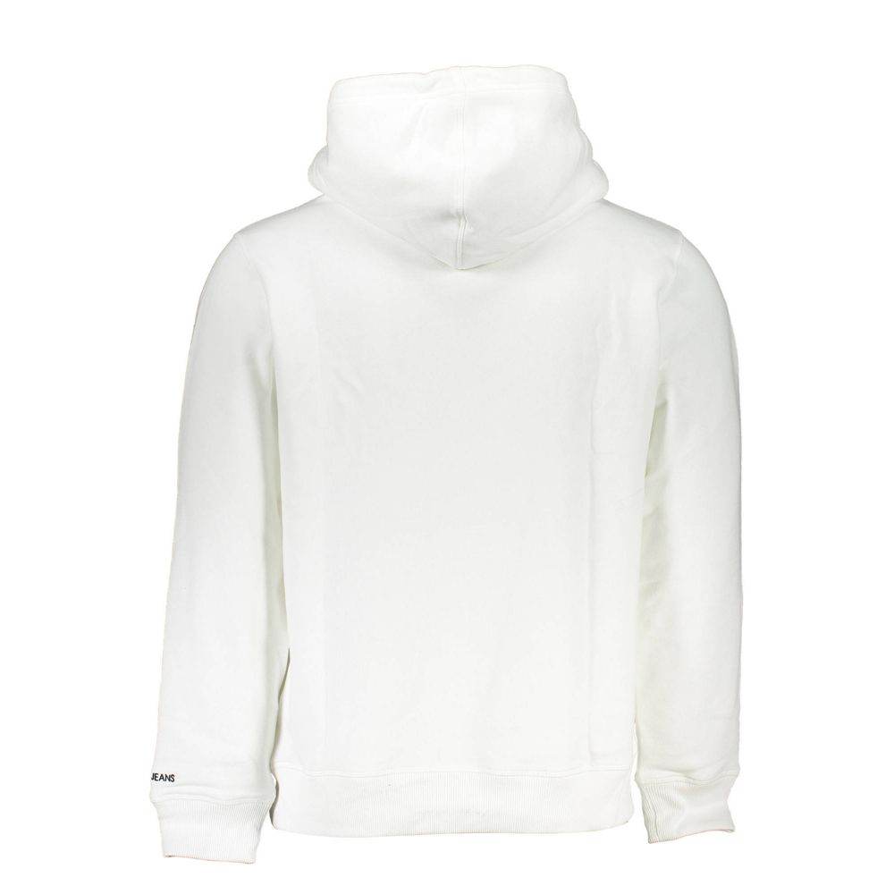 Calvin Klein White Cotton Men's Hooded Sweater - Hilstor