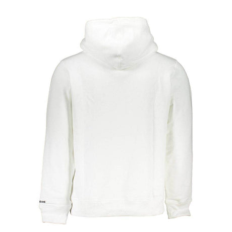 Calvin Klein White Cotton Men's Hooded Sweater - Hilstor