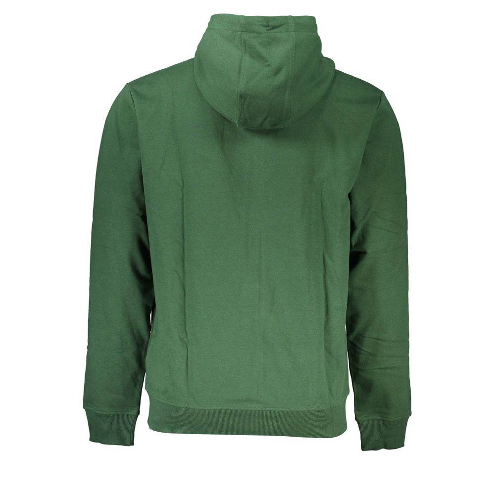 Tommy Hilfiger Green Cotton Men Sweater with Hood - Hilstor