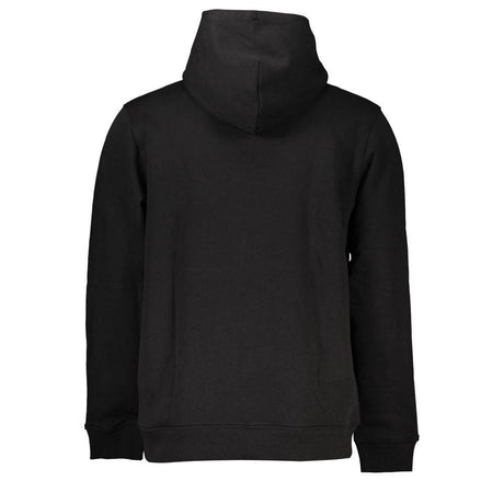 Tommy Hilfiger Black Cotton Men Sweater with Hood - Hilstor