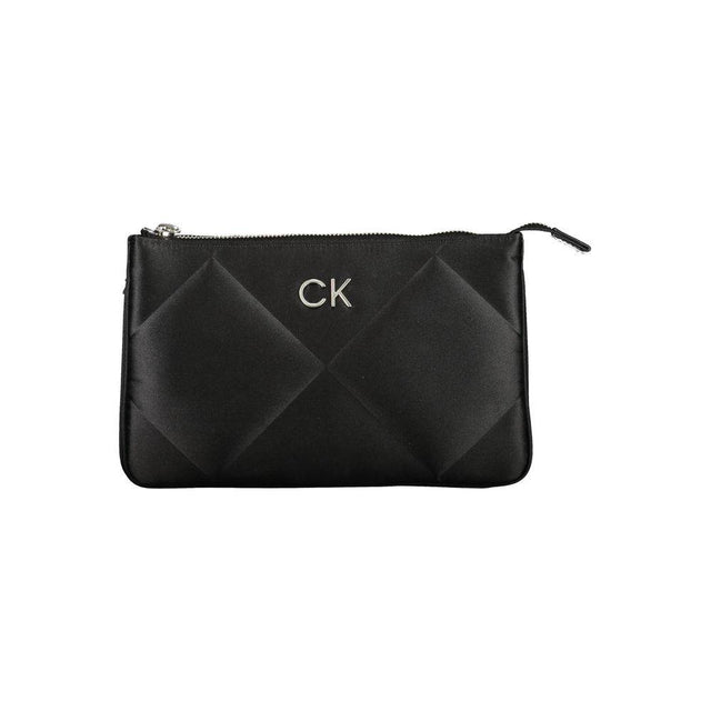 Calvin Klein Black Polyester Handbag - Hilstor