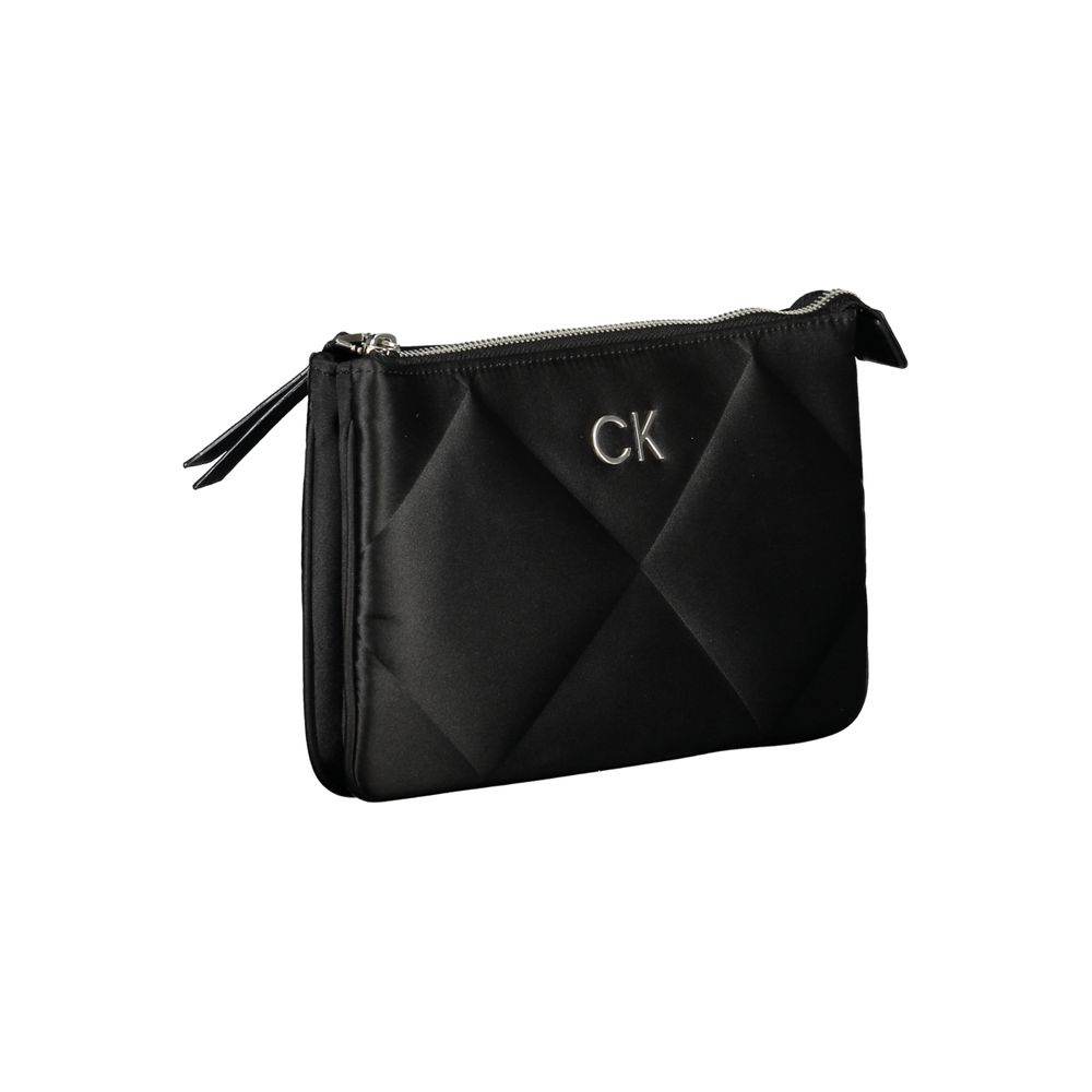 Calvin Klein Black Polyester Handbag - Hilstor