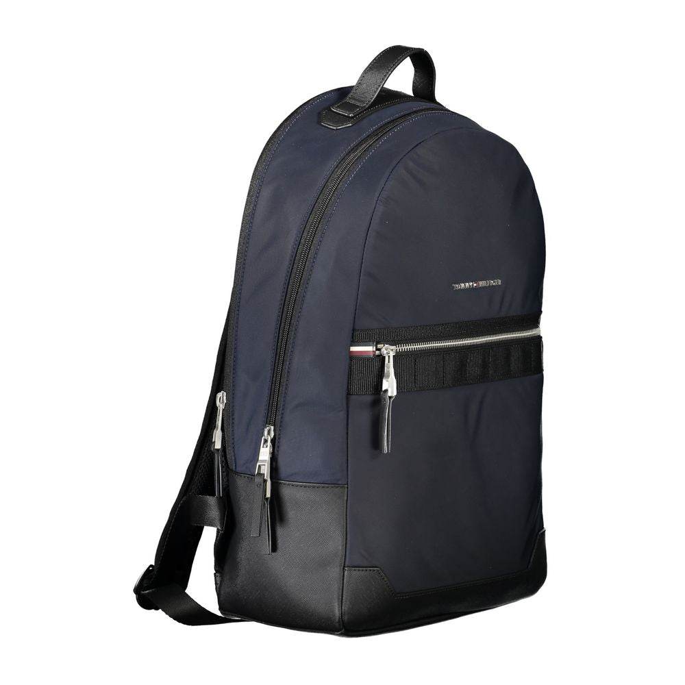Tommy Hilfiger Blue Polyester Backpack - Hilstor