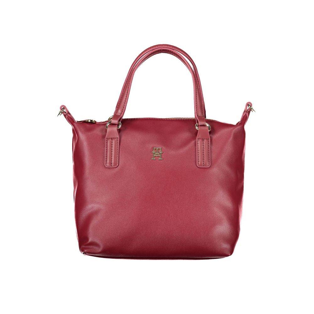 Tommy Hilfiger Red Polyester Handbag - Hilstor