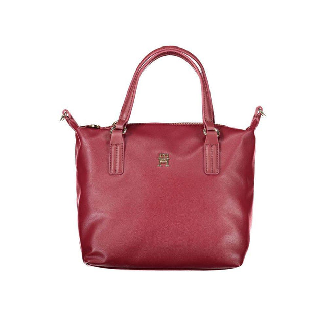 Tommy Hilfiger Red Polyester Handbag - Hilstor