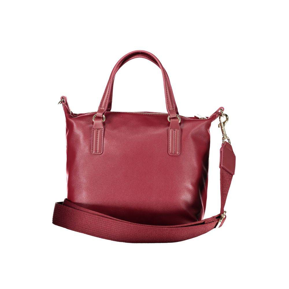 Tommy Hilfiger Red Polyester Handbag - Hilstor