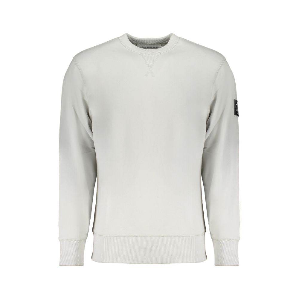 Calvin Klein Gray Cotton Men Sweater - Hilstor
