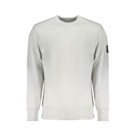Calvin Klein Gray Cotton Men Sweater - Hilstor