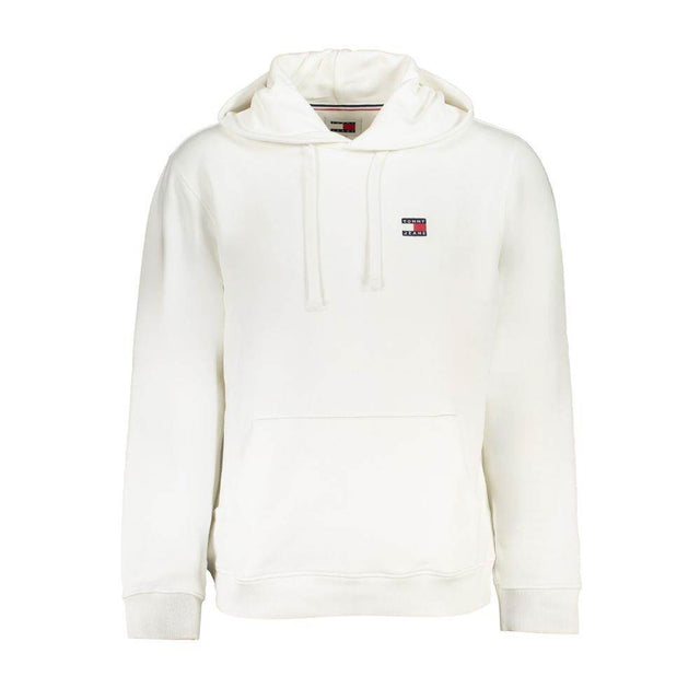 Tommy Hilfiger White Cotton Sweatshirt - Hilstor