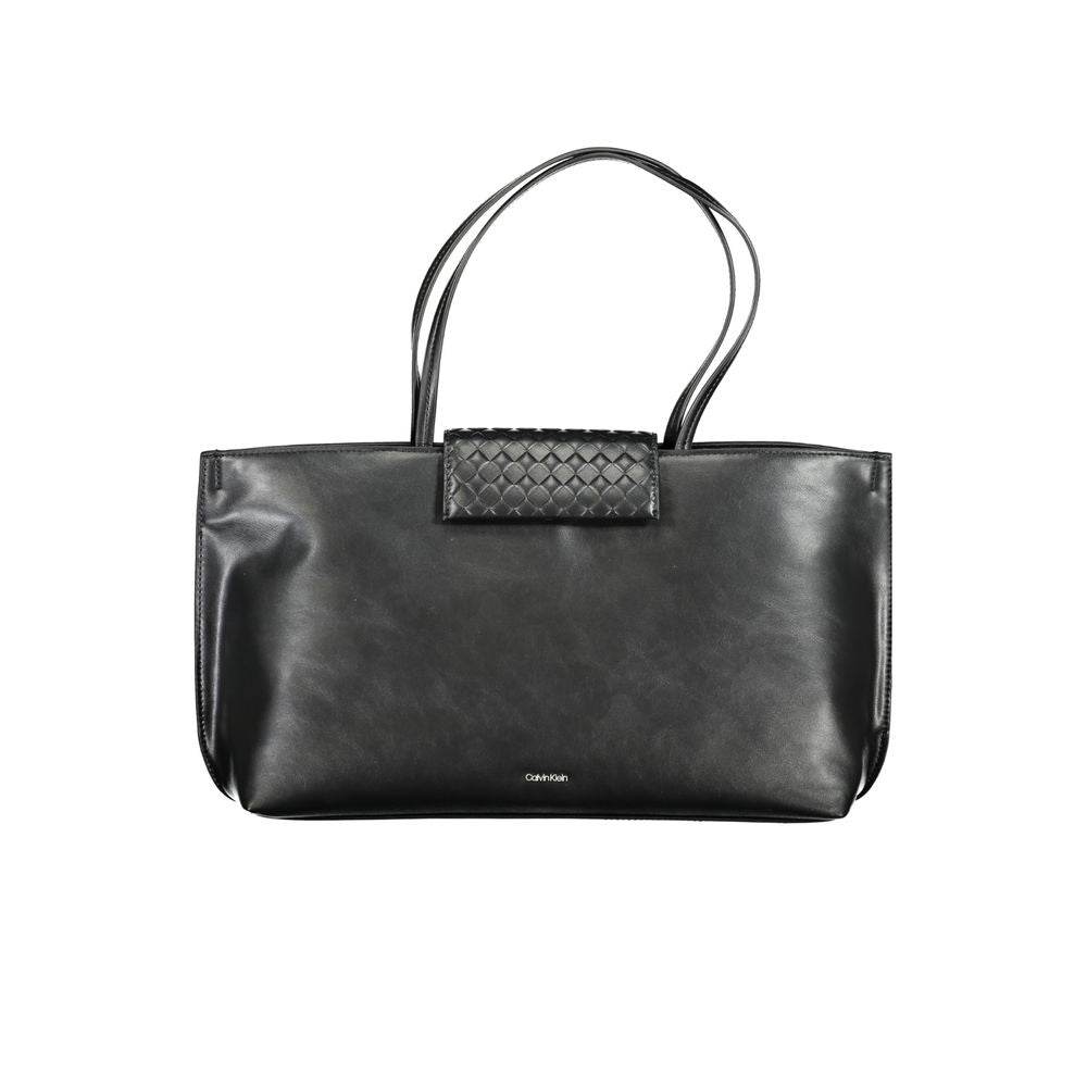 Calvin Klein Black Polyester Handbag - Hilstor