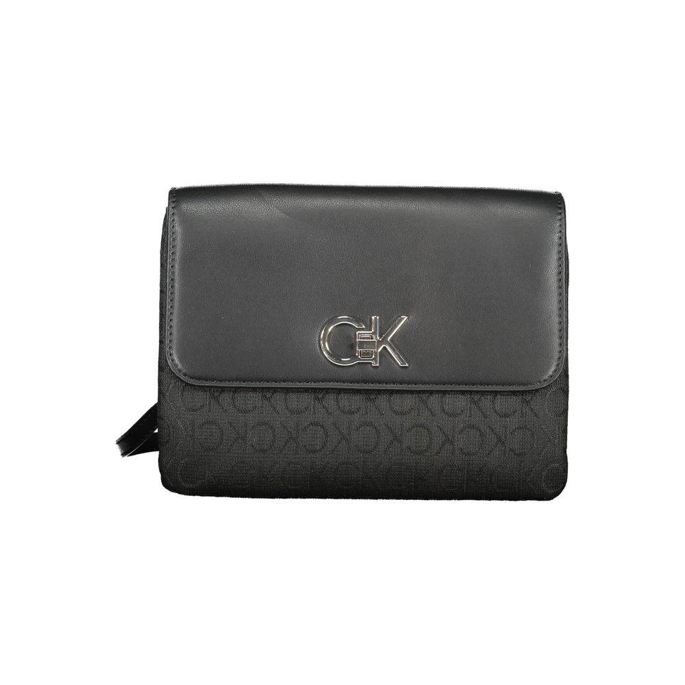Calvin Klein Black Polyester Handbag - Hilstor