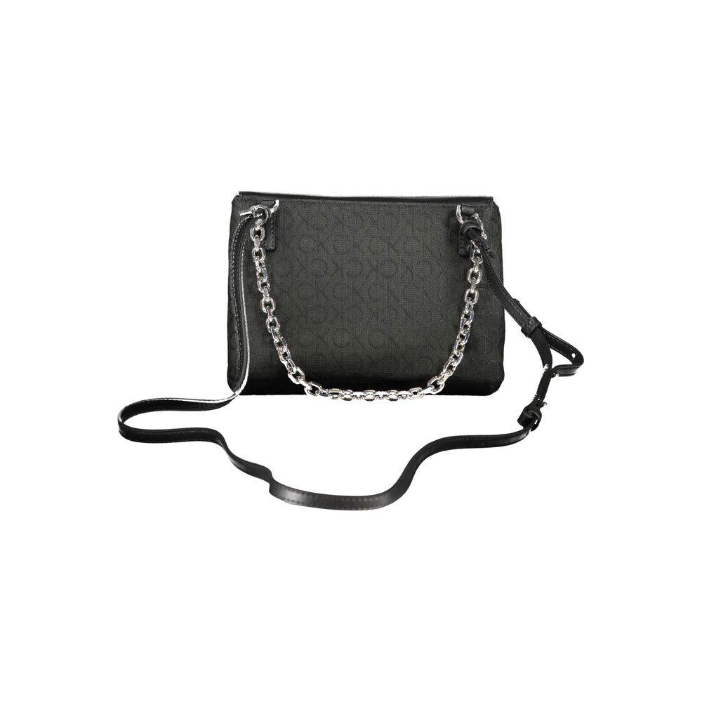 Calvin Klein Black Polyester Handbag - Hilstor