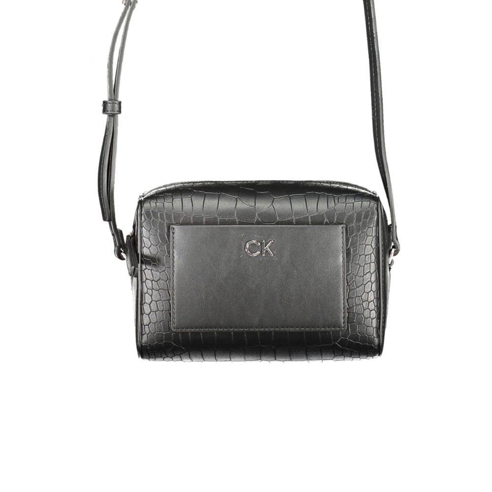 Calvin Klein Black Polyester Handbag - Hilstor