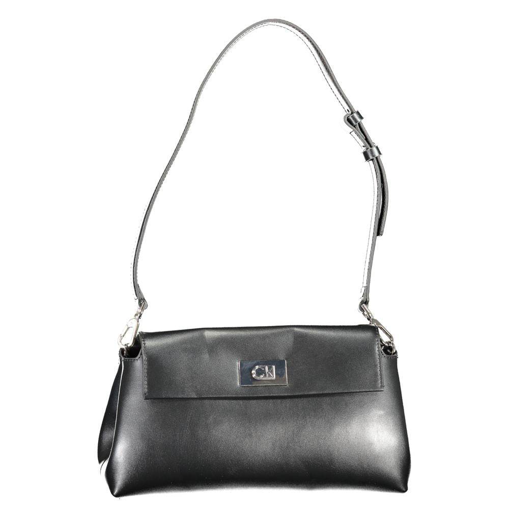 Calvin Klein Black Polyester Handbag - Hilstor