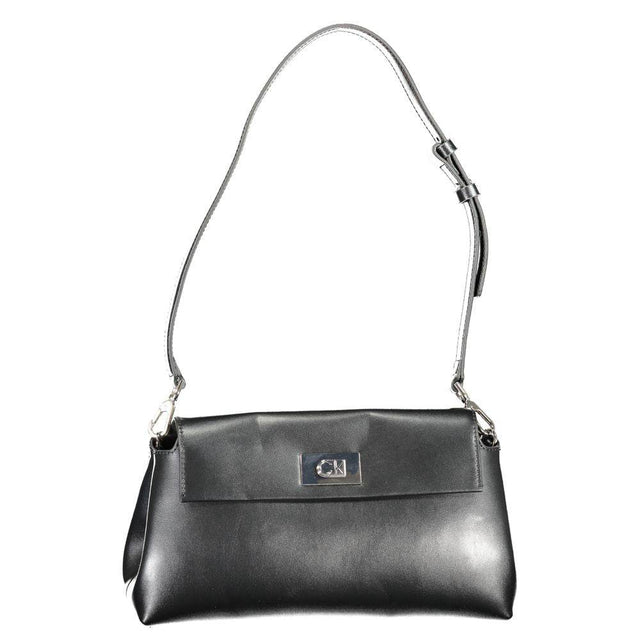 Calvin Klein Black Polyester Handbag - Hilstor