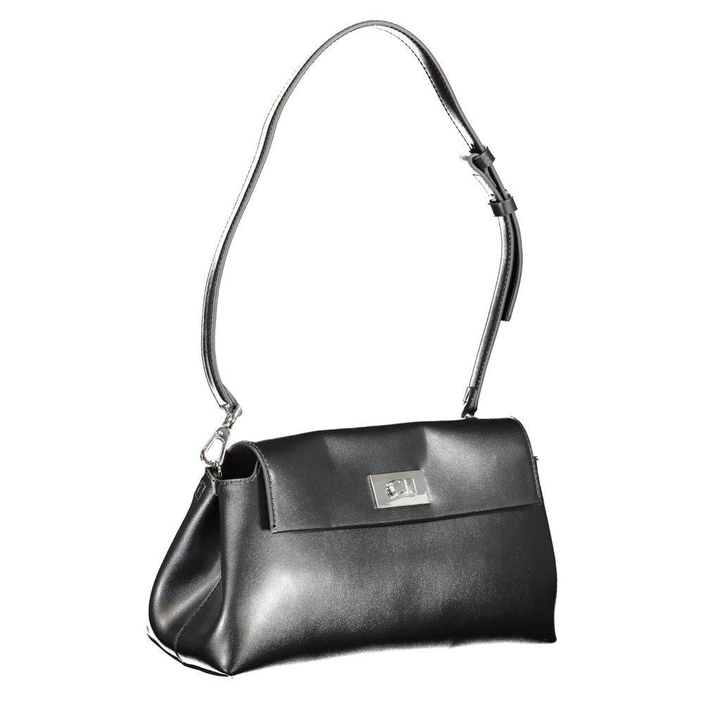 Calvin Klein Black Polyester Handbag - Hilstor