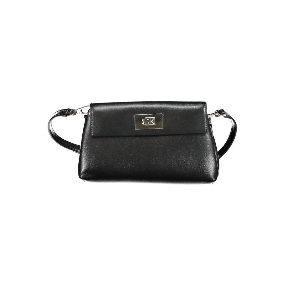 Calvin Klein Black Polyester Handbag - Hilstor