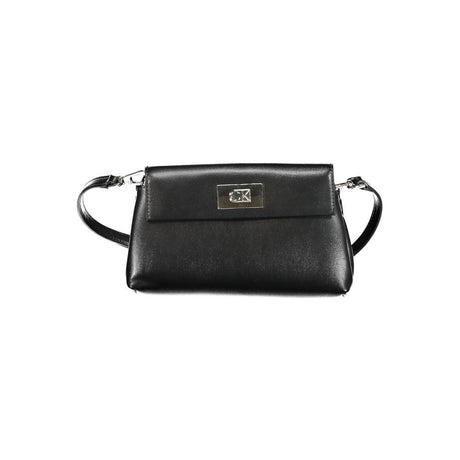 Calvin Klein Black Polyester Handbag - Hilstor