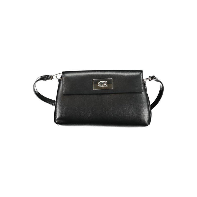 Calvin Klein Black Polyester Handbag - Hilstor