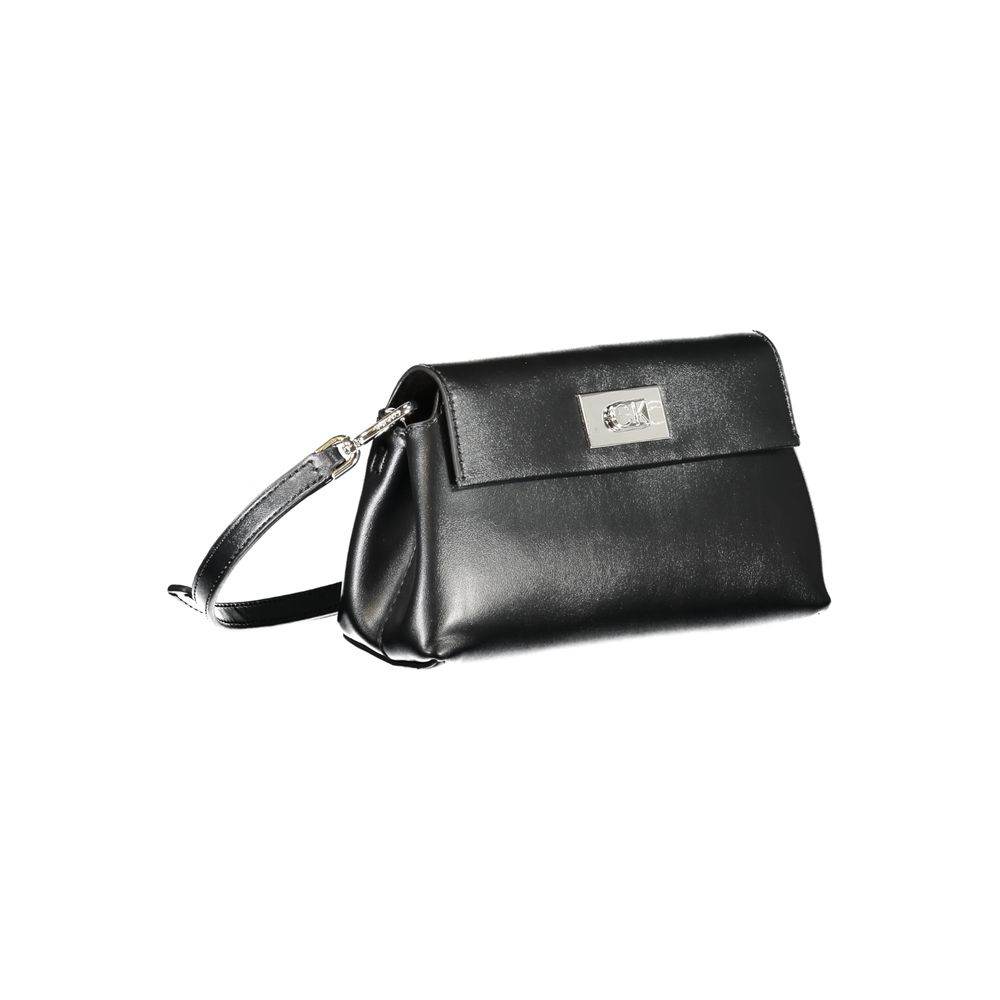 Calvin Klein Black Polyester Handbag - Hilstor