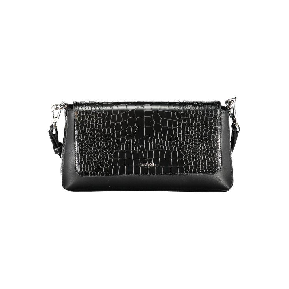 Calvin Klein Black Polyester Handbag - Hilstor