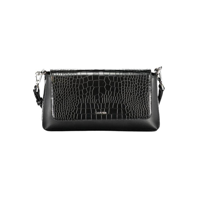 Calvin Klein Black Polyester Handbag - Hilstor
