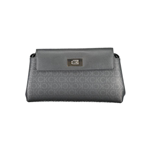 Calvin Klein Black Polyester Handbag - Hilstor
