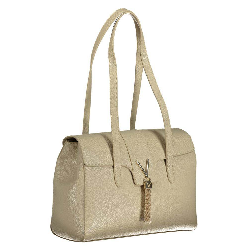 Mario Valentino Beige Polyethylene Handbag - Hilstor