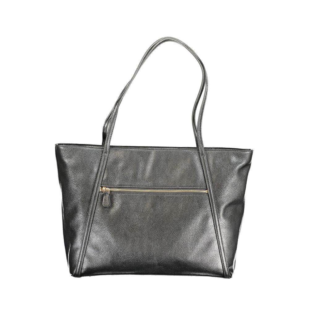 Guess Jeans Black Polyethylene Handbag - Hilstor
