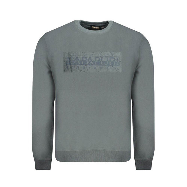 Napapijri Green Cotton Men Sweater - Hilstor