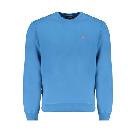 Napapijri Blue Cotton Men Sweater - Hilstor