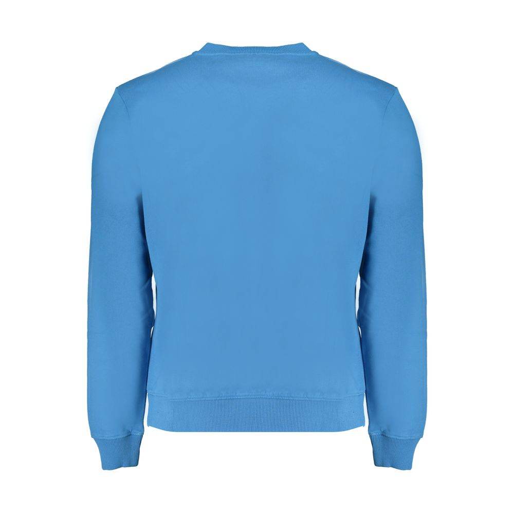 Napapijri Blue Cotton Men Sweater - Hilstor