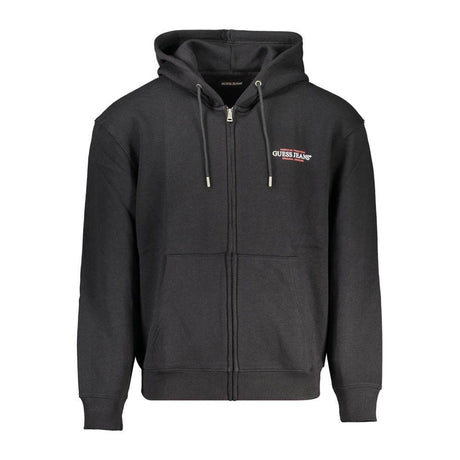 Guess Jeans Black Cotton Men Sweater - Hilstor